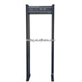 best sell metal detector door frame used metal security gates with 6 detect zones, LED side light alarm